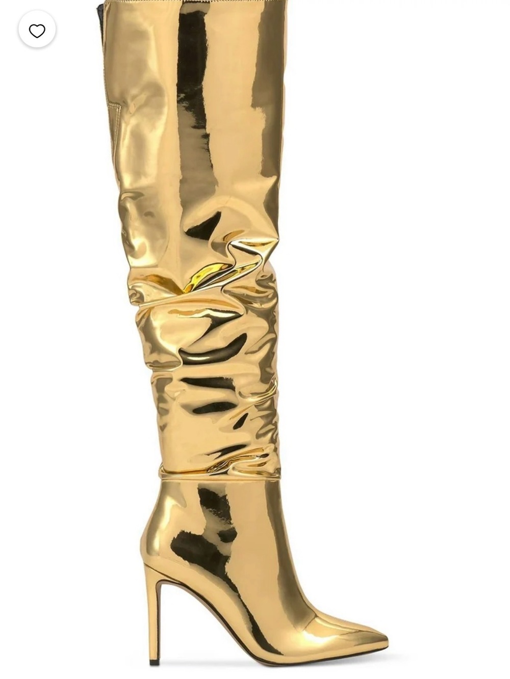Macy's Gold Metallic Over-the-Knee Stiletto Boots